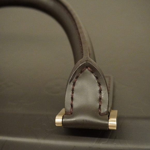 LOUIS VUITTONAuth Monogram Glace Erwin M46580 Men's Handbag,Tote Bag Coffee - Picture 10 of 10